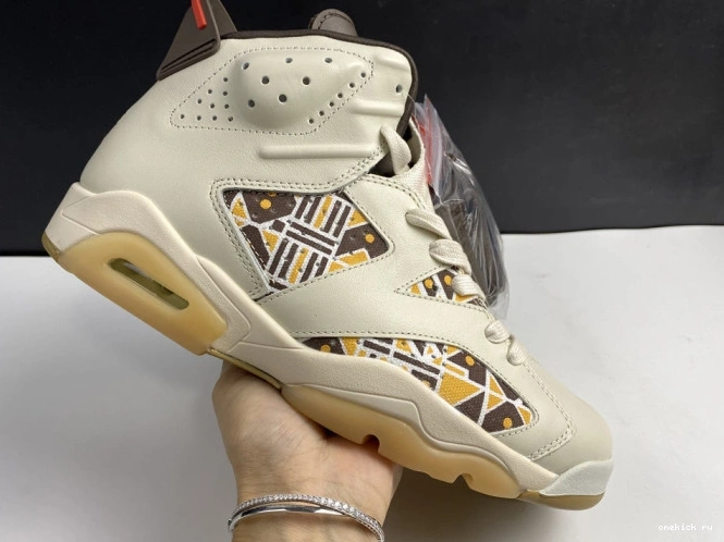Rep Onekick Jordan (2020) CZ4152-100 Brown Sail 6 AIR Quai54 Retro 0810